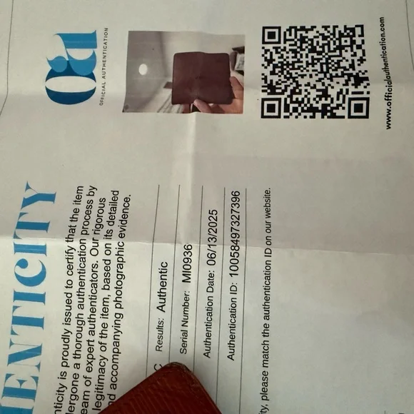 Louis Vuitton Kenya Brown EPI Marco bi-fold wallet